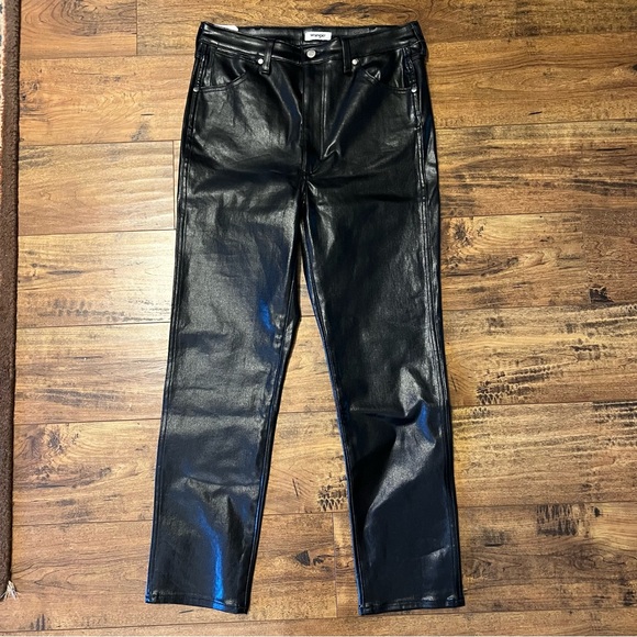 WRANGLER Walker Coated High Rise Slim Straight Leg Jeans Size 30 NWT - Picture 3 of 8